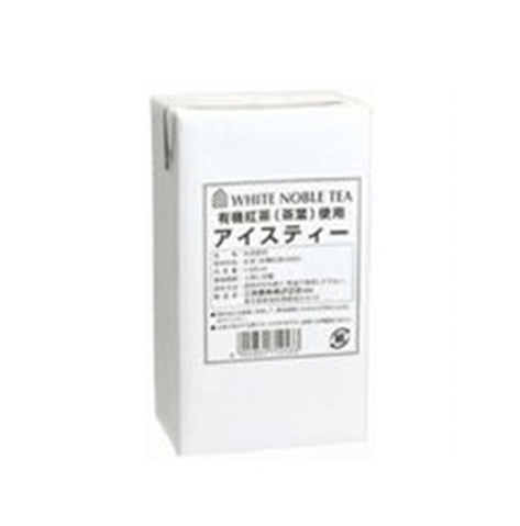 ホワイトノーブル アイスティー有機栽培茶葉使用テトラブリック （1L） 6本
