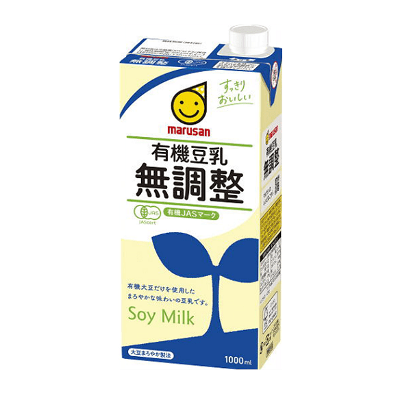 マルサン　有機豆乳無調整 （1000ml） 6本