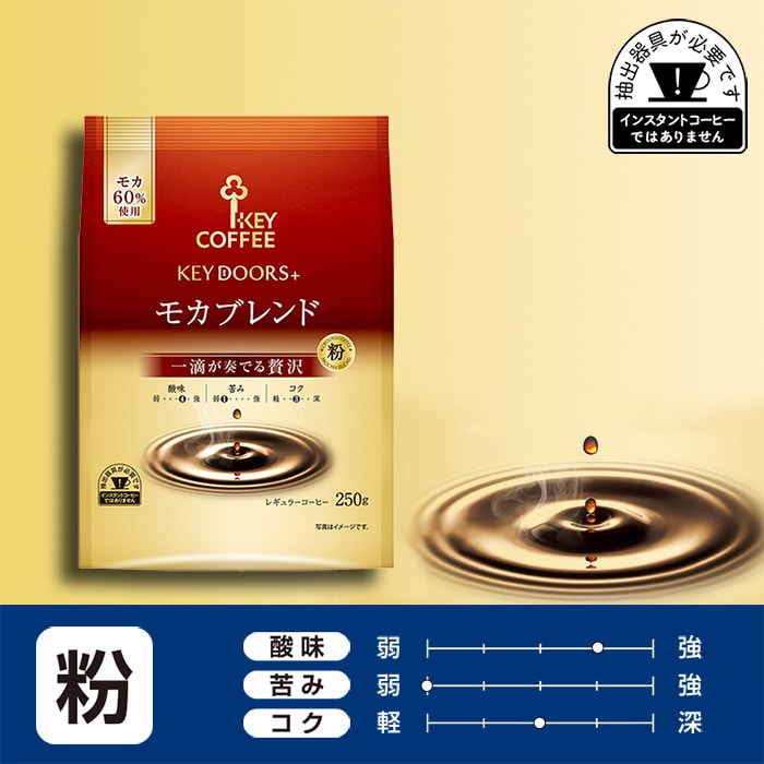 KEY COFFEE モカブレンド 180g×24袋 keycoffeecom_tc734000