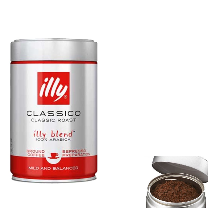 イリーブレンド　エスプレッソ　ミディアムロースト クラシコ 粉 250g