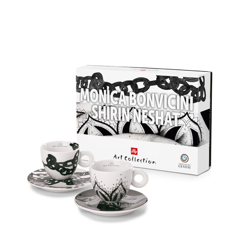 illy Art Collection 2024 GENESI カプチーノカップ＆ソーサー2客セット (25156)