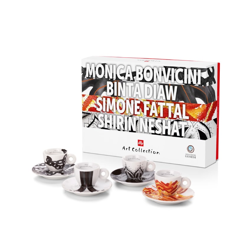 illy Art Collection 2024 GENESI エスプレッソカップ＆ソーサー4客セット (25152)