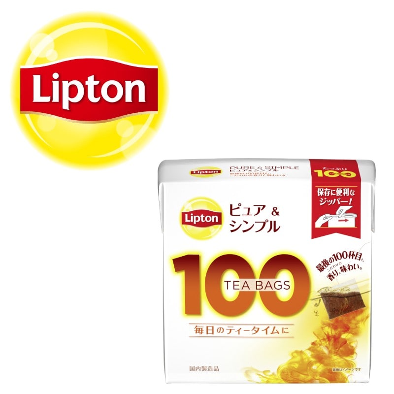 リプトン ピュア＆シンプルティーバッグ 100袋