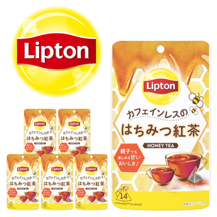 カフェインレスのはちみつ紅茶ティーバッグ14袋×６個
