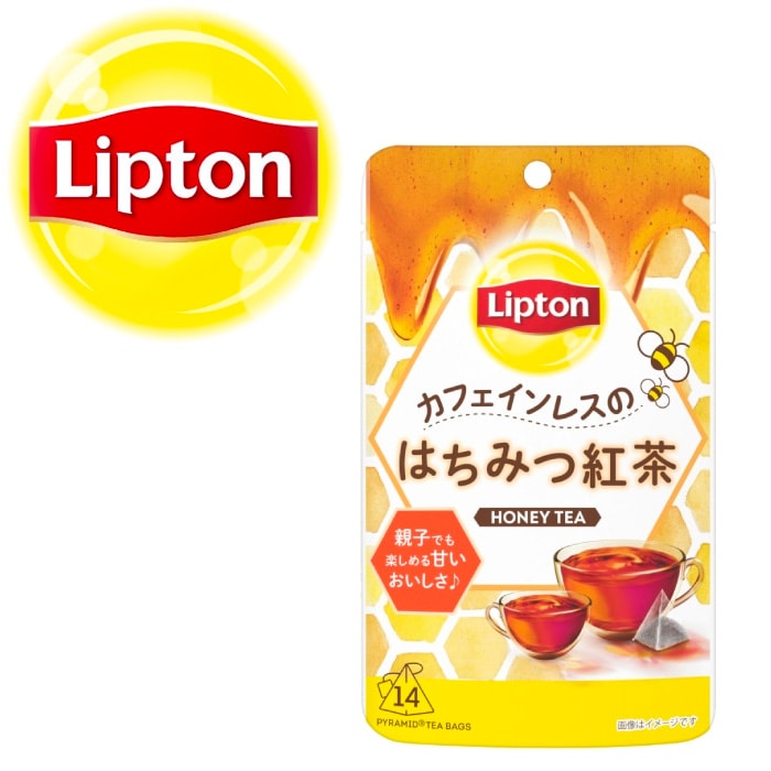 リプトン カフェインレスのはちみつ紅茶ティーバッグ14袋×1個