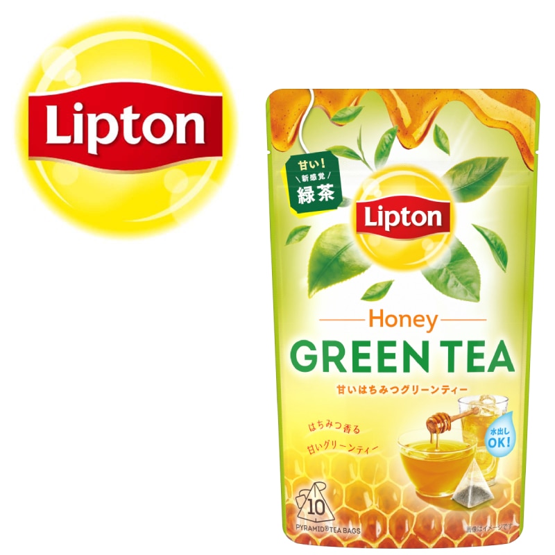 リプトン　グリーンティー　ハニー　ティーバッグ　(10袋入り)