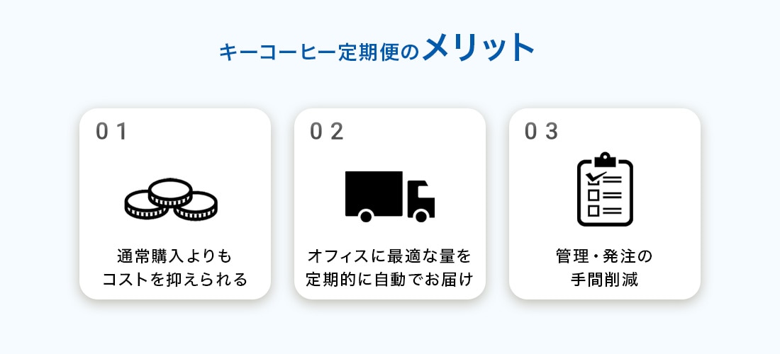 便利でお得なキーコーヒーの定期購入限定のメリット