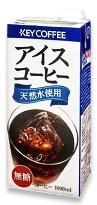 アイスコーヒー H&R 無糖 1000ml